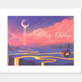 Christmas Sky Posters and Art